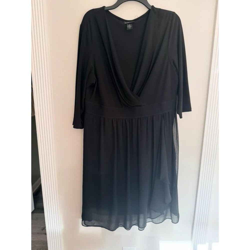Lane Bryant Black Wrap Dress
